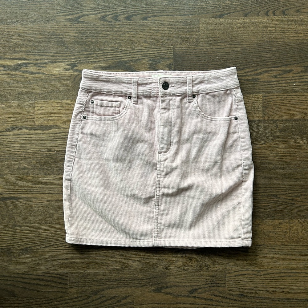 Garage pink corduroy mini Skirt Casual